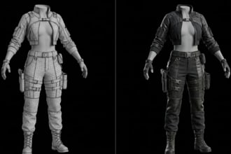 create realistic second life 3d clothing, mesh outfits, and character rigging