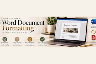 professionally format word documents and convert PDF files
