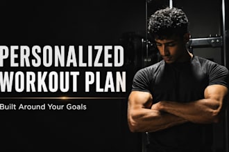 create 4week workout plan for your fitness goals