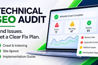 do a complete technical SEO audit and find website issues