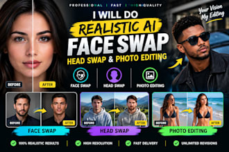 create realistic ai face swaps and photo manipulation