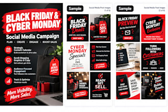 manage your black friday and cyber monday social media campaigns