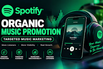 increase spotify monthly listeners, spotify streams and spotify followers