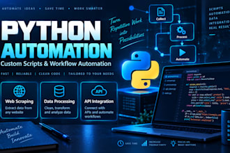 build custom automation scripts and automate repetitive tasks