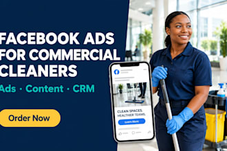 cleaning leads commercial cleaning cleaning service janitorial leads facebook ad