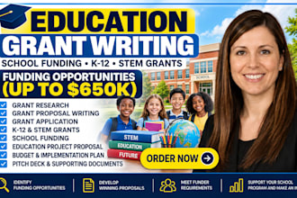 do educational grant proposal school funding k12 stem grant application research