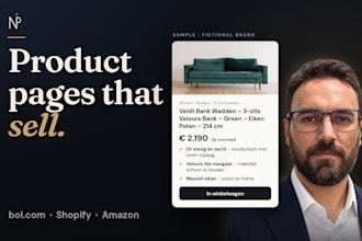 write dutch SEO product descriptions for bol com, shopify and amazon