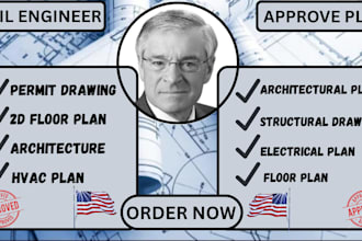 draw mep plan, full permit drawings in ohio, texas