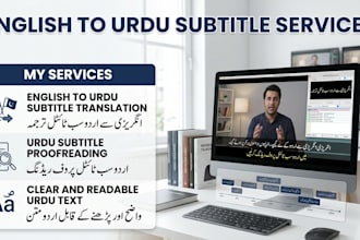 translate english videos into urdu subtitles