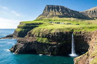 create a 7 days faroe islands self drive travel itinerary