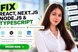 fix react nextjs nodejs and typescript bugs