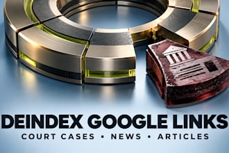 deindex defamatory google links, court cases, negative links, news articles