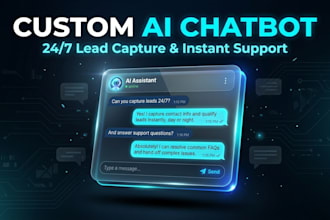 build a custom ai chatbot for your website and lead capture
