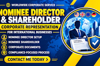 provide nominee director and nominee shareholder corporate service