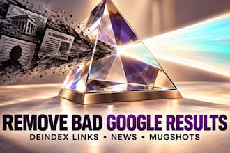 remove bad google results deindex negative links delete news, articles, mugshots