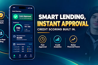 build a loan app with credit risk scoring and instant approval