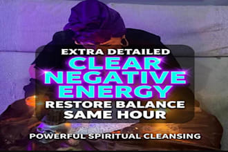 cast powerful aura cleansing spell