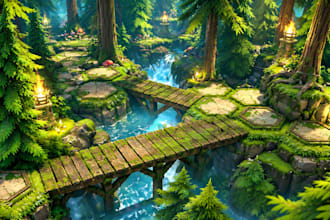 create 3d game environments, levels, and maps in blender and unity