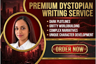 ghostwrite your ya dystopian novel romance sci fi story post apocalyptic fiction