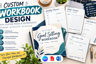 design a professional workbook with custom pages and worksheets