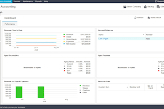 prepare financial reports using sage 50 accounting
