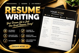 write your winning resume, CV, cover letter and optimize linkedin