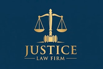 design super law firm justice logo for flash civil process inc