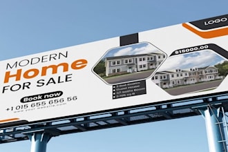 design real estate signage, yard signs, open house and property sign design