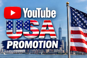 do organic USA youtube video promotion, USA channel video promotion