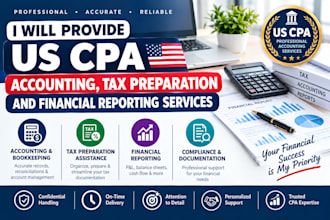 provide US CPA accounting, tax preparation and