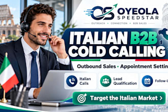 do italian cold calling outbound sales and appointment setting