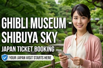 book ghibli museum and shibuya sky ticket