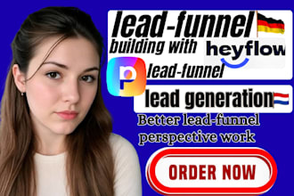 build high converting heyflow and perspective funnels for lead generation