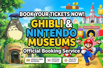 book ghibli museum and nintendo museum tickets
