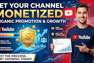 manage youtube video promotion and channel growth for fast monetization