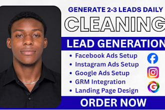cleaning leads, cleaning  facebook ads, cleaning google ads, cleaning video ads