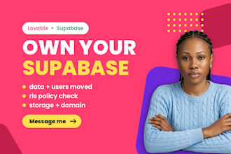 lovable cloud to supabase migration lovable database export rls policies auth