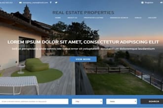 build wix real estete website, redesign modern wix blogging photography website