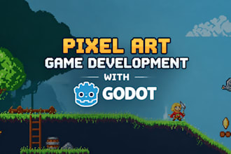 develop a custom pixel art game using godot 2d engine