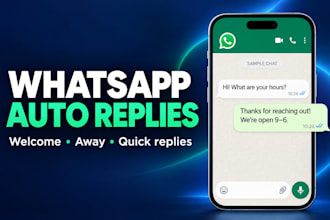 set up whatsapp business auto replies and quick replies