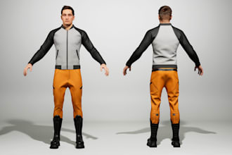 retopology game ready model,3d nft avatar,nsfw metahuman,photo to fbx character