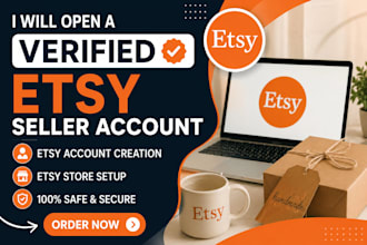open a verified etsy store, etsy store creation, etsy shop setup
