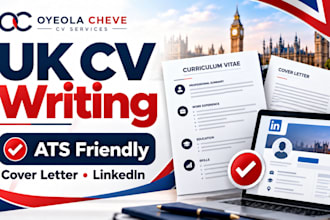 write an ats friendly UK CV and cover letter
