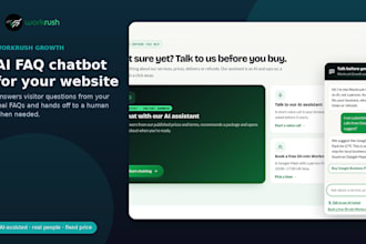 add an ai faq chatbot to your website that captures leads