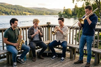record saxophone, whistle, trumpet, trombone for your song