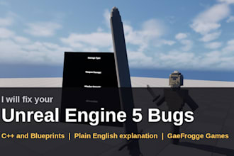 fix your unreal engine 5 code and blueprint bugs