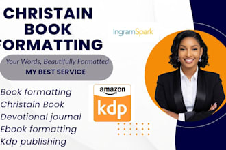 do christain book formatting, devotional journal formatting kdp ebook formatting