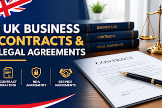 draft professional UK business contracts and legal agreements