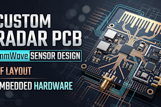 design custom radar pcb mmwave sensor rf layout and embedded hareware