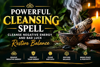 cast powerful aura cleansing spell within 24 hours